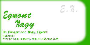 egmont nagy business card